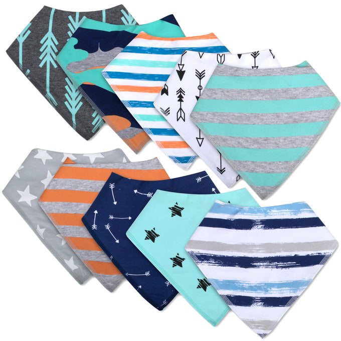 New Baby Boys Bandana Bibs