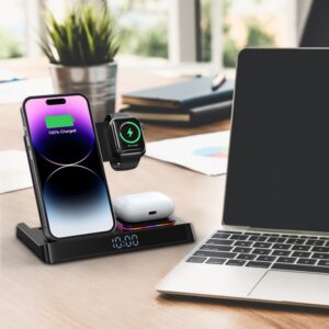 Apple 14 Phone/Watch/Clock Wireless Charger