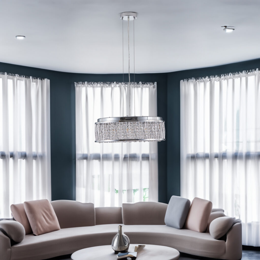 Crystal Pendant Ceiling Light