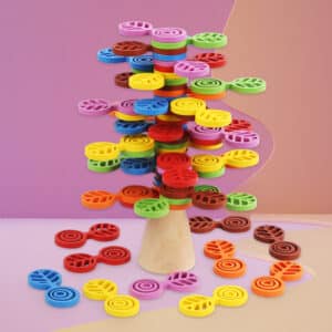 Stacked Tree Building Blocks