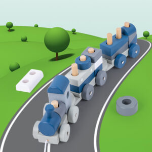 Children's Wooden Detachable Building Blocks Toy